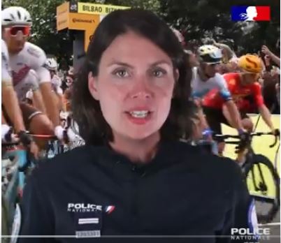 La police nationale sur le Tour de France 2024